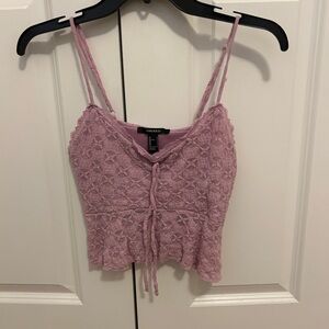 Forever 21 Mauve Lace Camisole